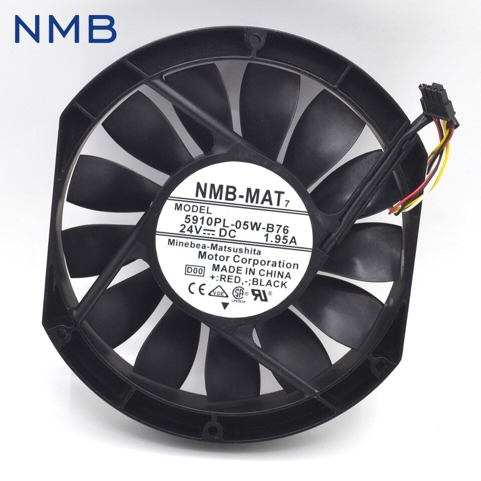 5910PL-05W-B76 FAN 24VDC 1,95A 4 UCLU 172X150X25 NMB-MAT