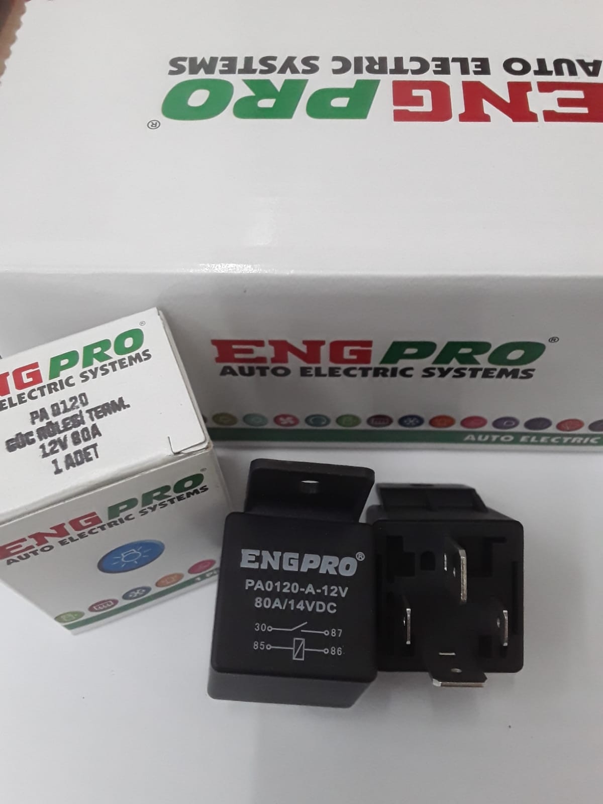 12V 80A 4P GÜÇ RÖLESİ ENG PA0120