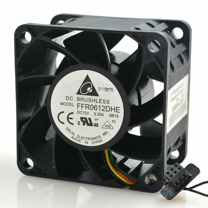 FFR0612DHE FAN 60X6038 12V 3,30A 4UCLU 13000 rpm DELTA 