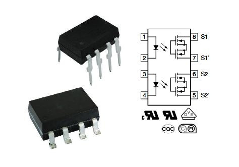 LH1522AB  Dual 1 Form A Solid-State Relay  SSR