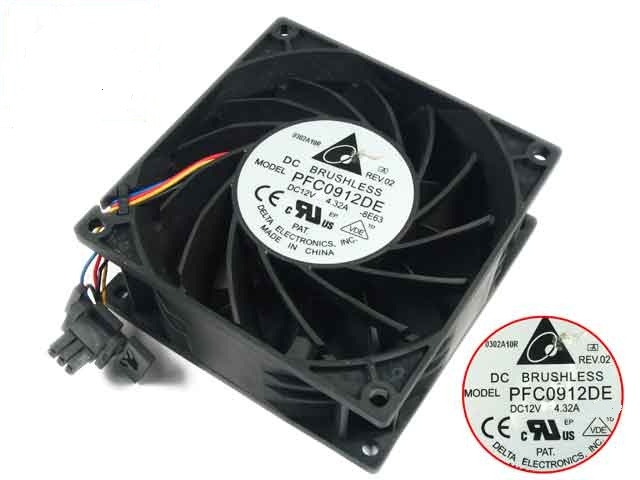 PFC0912DE FAN 12V 4.32A 92X92X38  4UCLU  DELTA