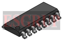 MMAD1108  ESD Suppressor Diode Arrays 50V 16-Pin SOIC